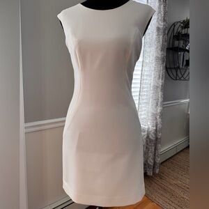 MILLY White Sheath Mini Dress Size 0 Graduation Wedding Shower Date Night